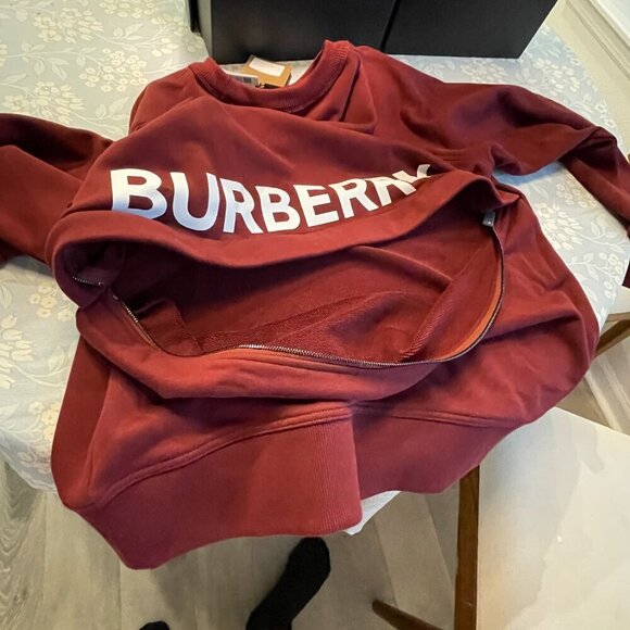 Burberry Acklow Men's Print Red Jersey Sweatshirt, all sizes, 100% Cotton - Picture 14 of 16